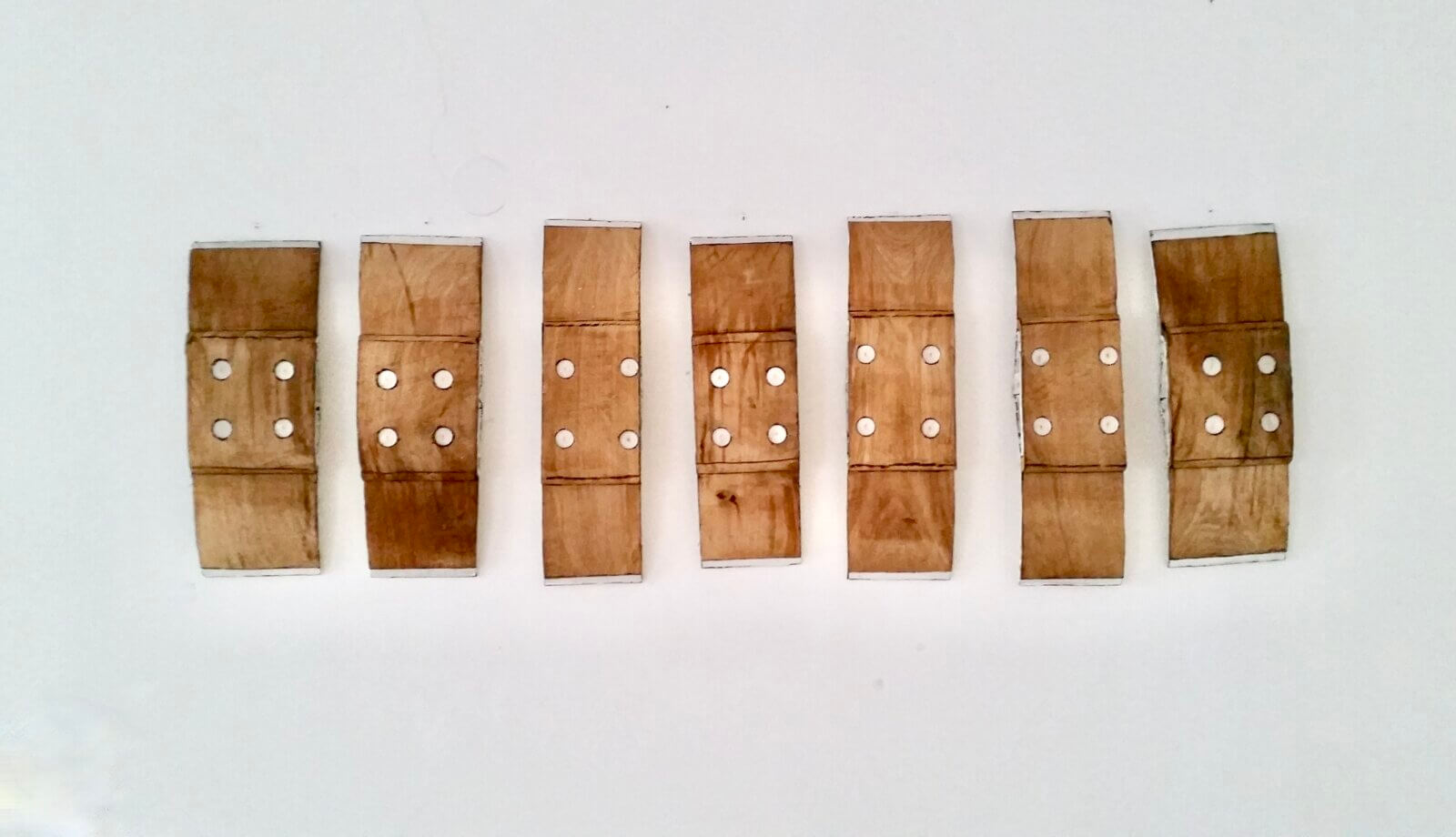 Kleine Heftpflaster - Eiche gefasst