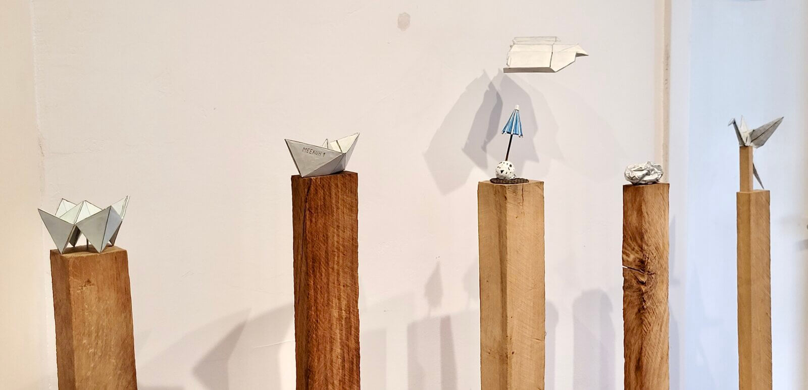 Kleine Papierarbeiten - Bronze gefasst