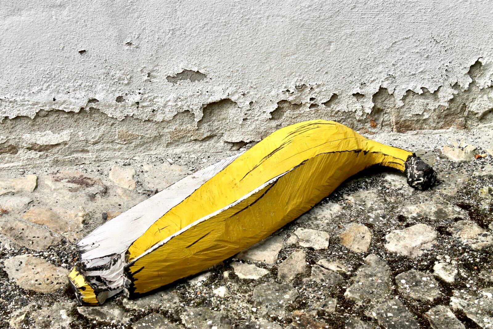 Bananenschale - Eiche gefasst