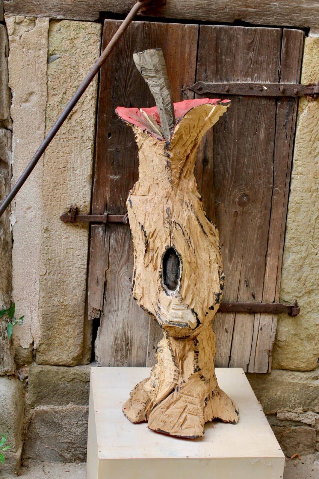 Apfelbutzen - Eiche gefasst