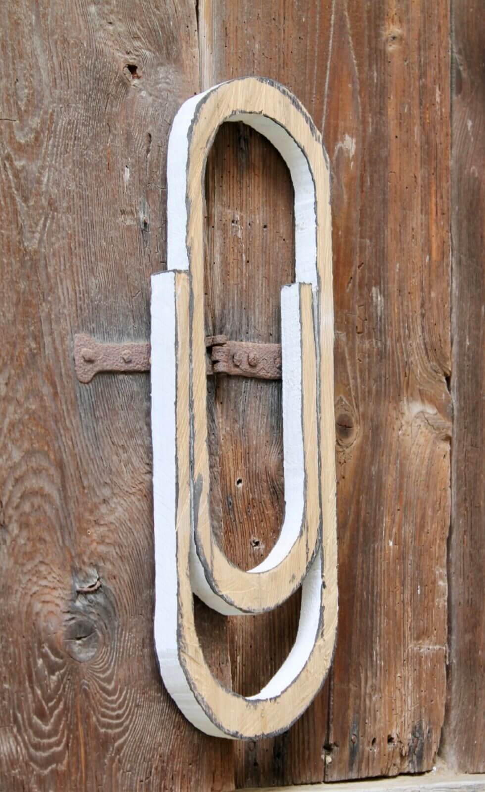 Büroklammer - Eiche gefasst