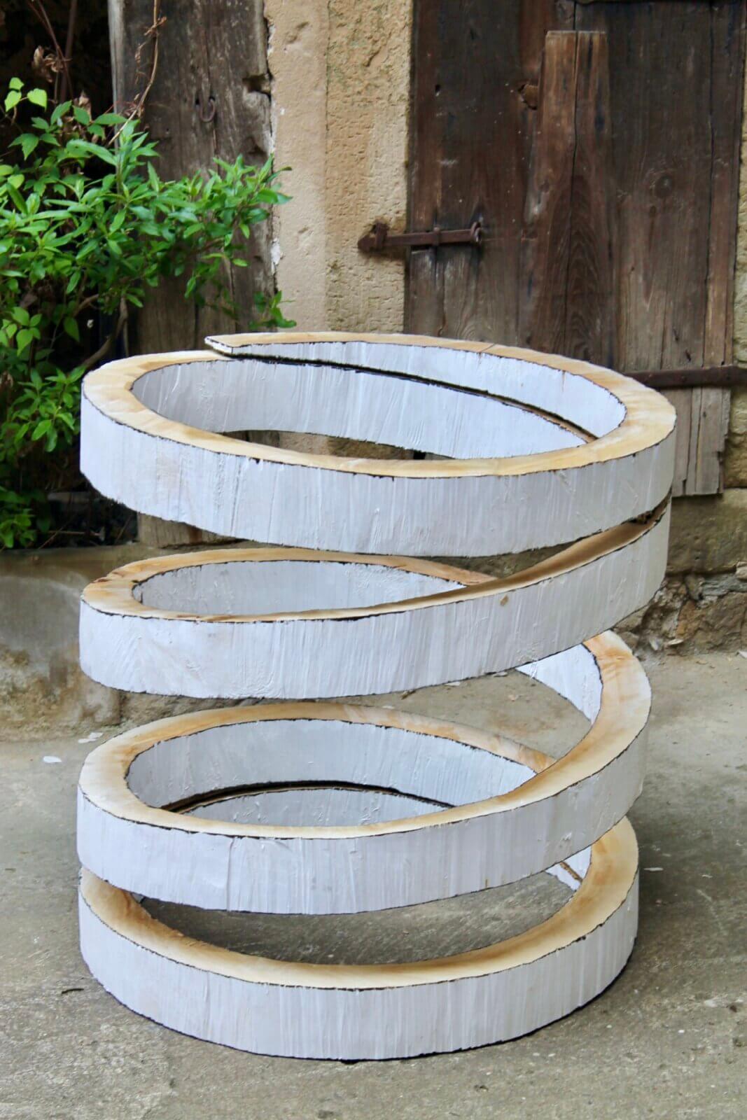 Große  Druckfeder - Pappel gefasst