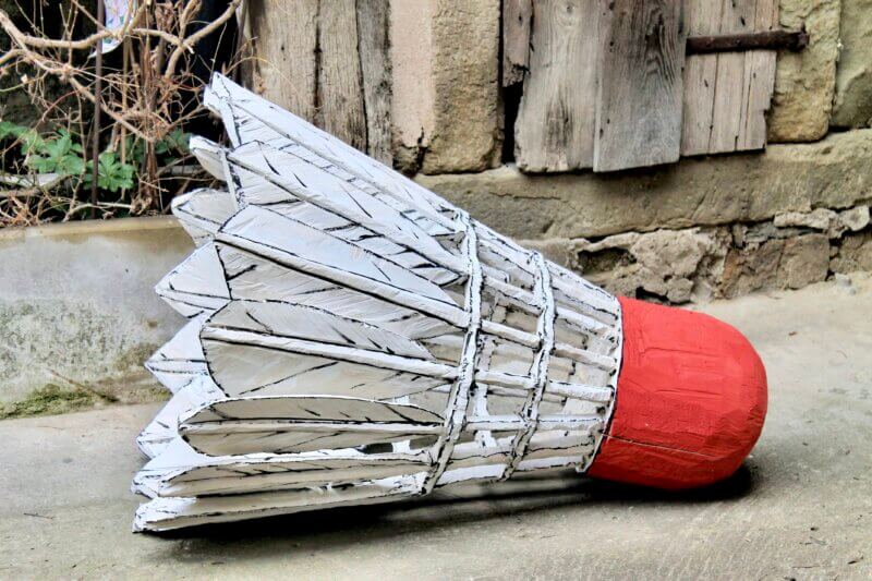 Federball - Pappel gefasst