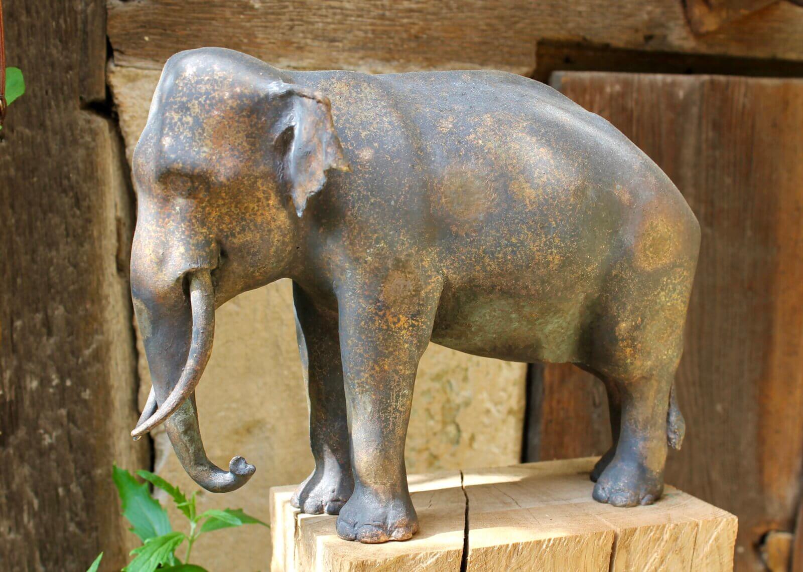 Indischer Elefant - Bronze