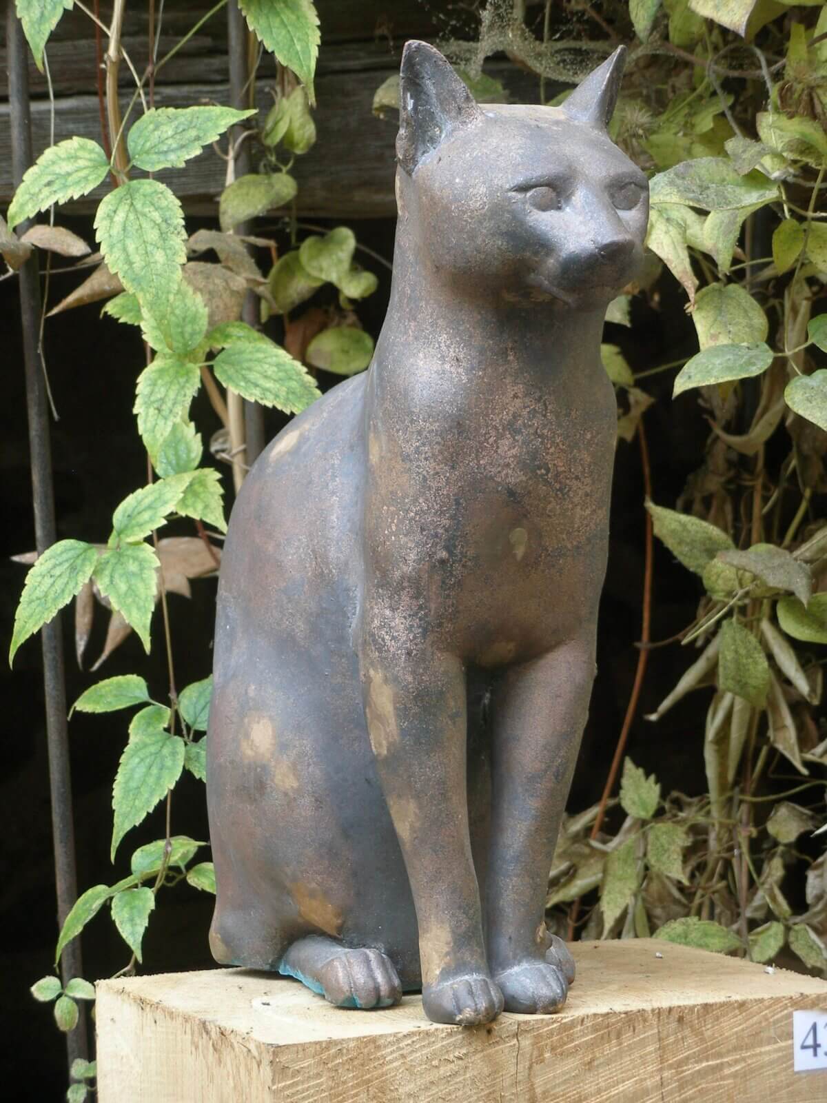 Große Katze - Bronze