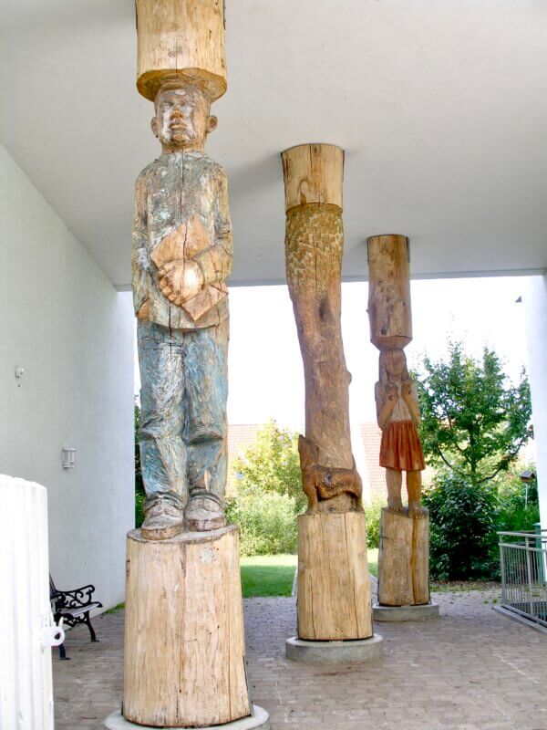 Figurengruppe - Pappel gefasst - Schweinfurt