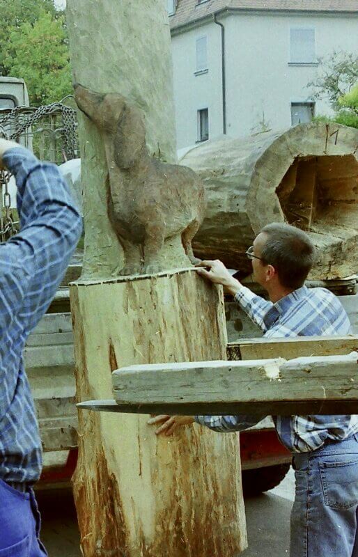 Aufbau - Schweinfurt Breite Wiese 