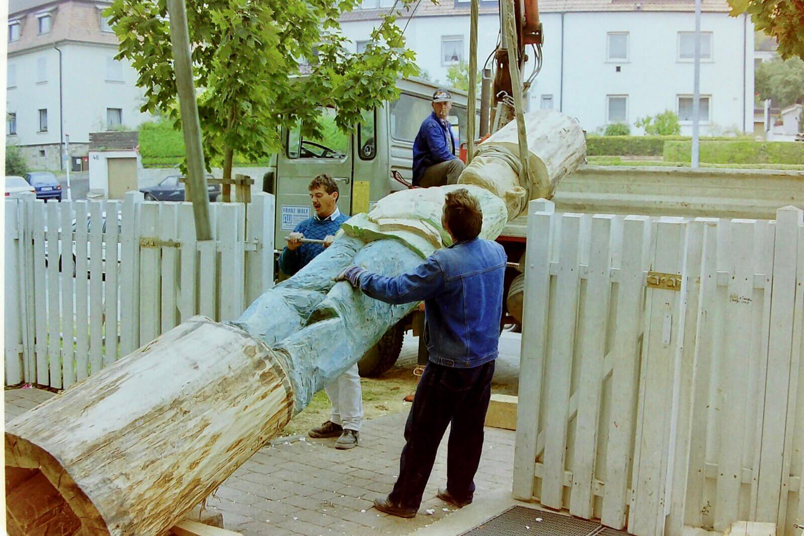 Aufbau - Schweinfurt Breite Wiese 